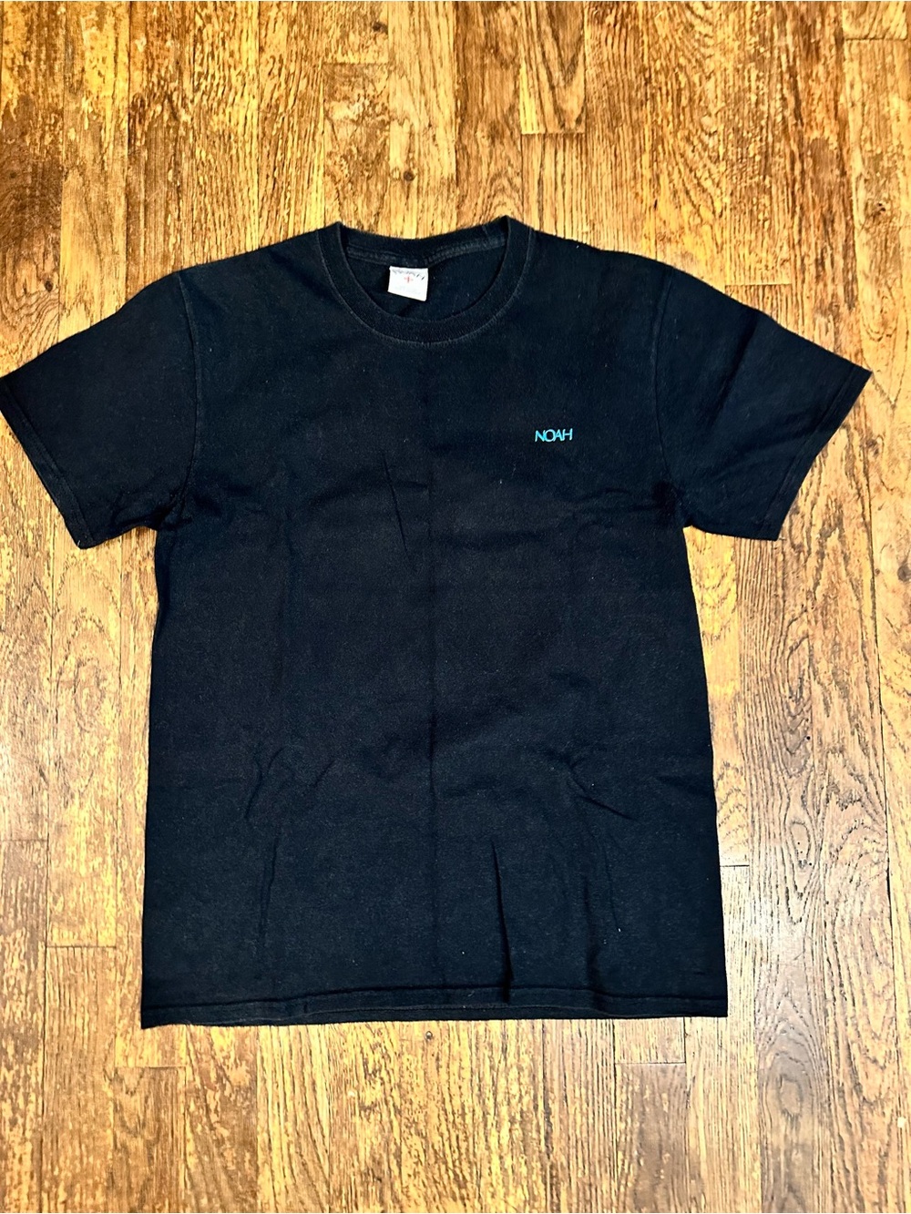 Noah - Black Short-Sleeve Crewneck T-Shirt - XS